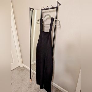 Nasty Gal Black Flowy Jumpsuit Overalls